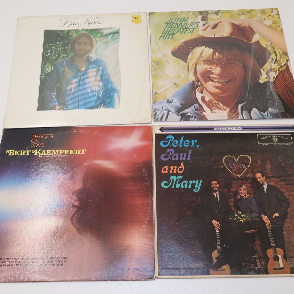 LP‎ Lot Peter, Paul, and Mary, Bert Kaempfert, Dave Mason John Denver Best hits